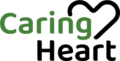 caring heart logo home header